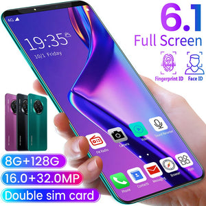 Android 9.1 Smartphone Hd Display 8 Cores 4500mAh 8GB+128GB Hd Camera