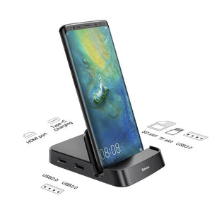 Samsung S10 S9 Dex Pad Station USB-C to HDMI Dock Power Adapter